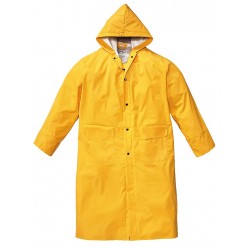 Impermeabile cappotto pvc giallo tg. l