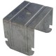 Gancio a scatto doppia struttura ad incrocio per profilo 27/50 H4,4cm arrotondato SpessoreBordo 4mm con filettatura M6 100 pez