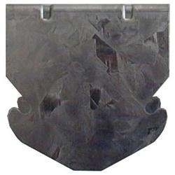 Gancio a scatto per profilo 27/60 H3cm Bordo arrotondato Spessore 4mm 100 pezzi