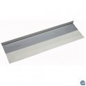 Coated steel corner protectors with micro-perforated paper